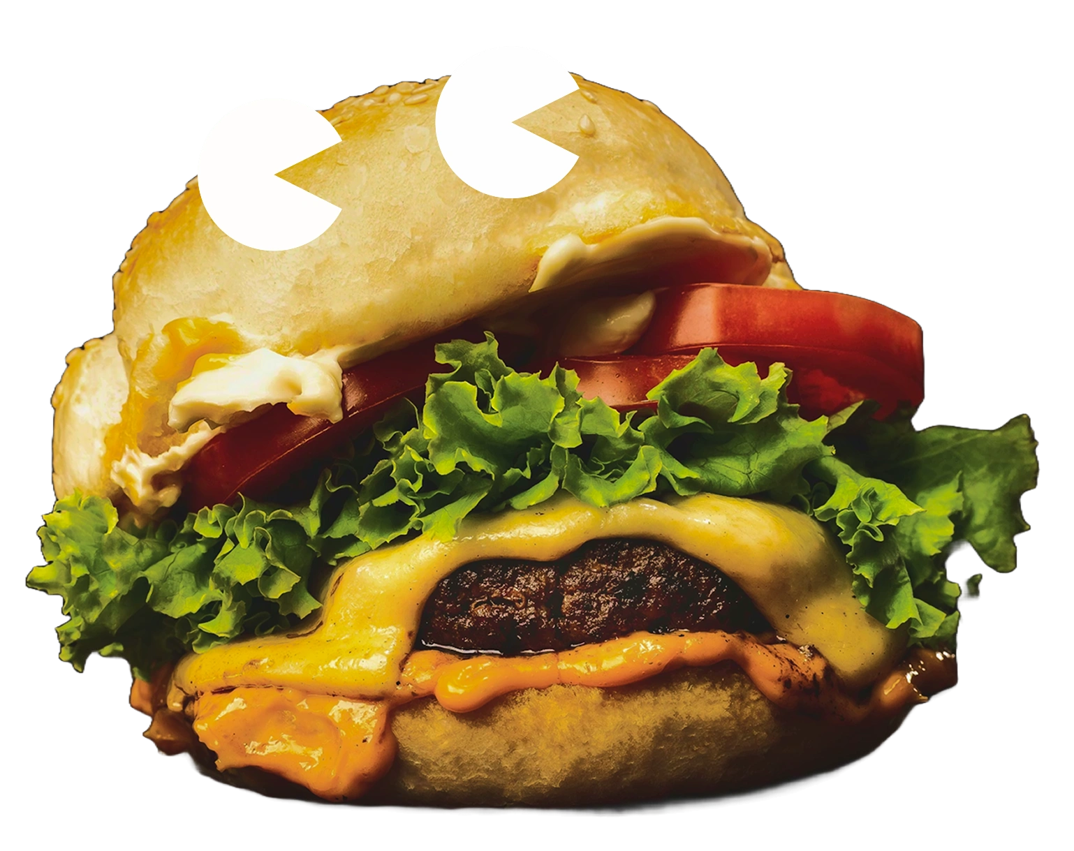 CRAV signature smashed burger